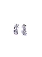 Orecchini Stocco Gioielli Donna in Argento Zircone ORA 409 - ORA 409